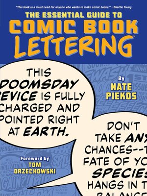 cover image of The Essential Guide To Comic Book Lettering